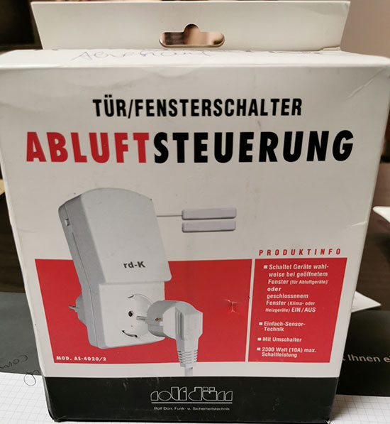 Abluftfensterschalter